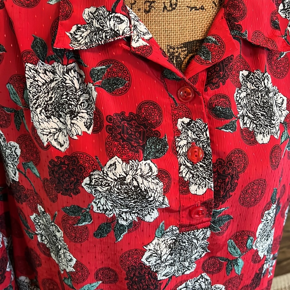 Vintage Pykettes blouse size L - Picture 2 of 6